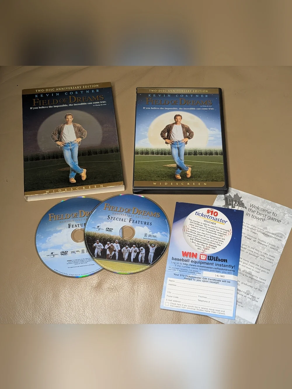 Field of Dreams Two-Disc Anniversary Edition DVD - complete with insert - Picture 1 of 5